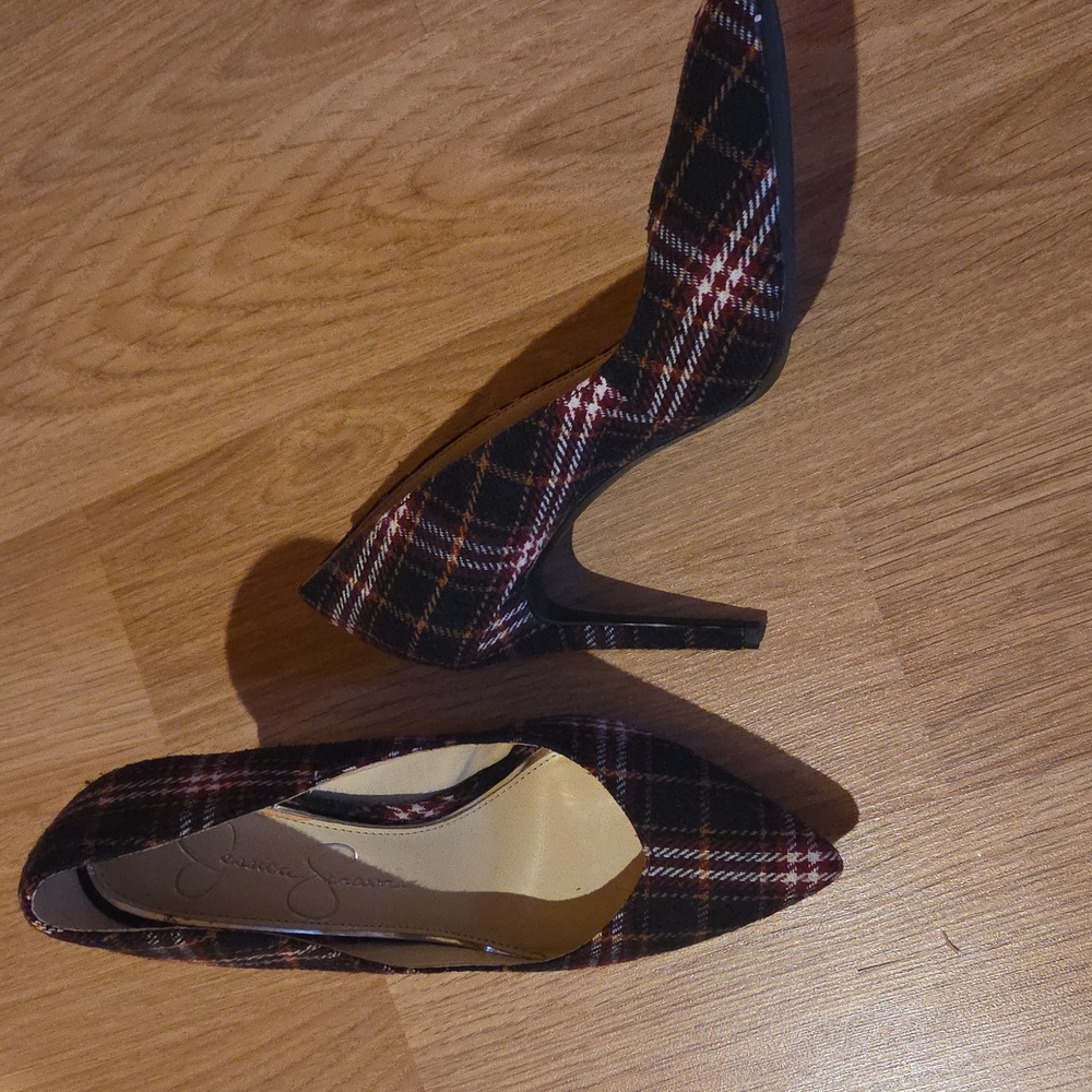 Plaid Heels By Jesdica Simpson